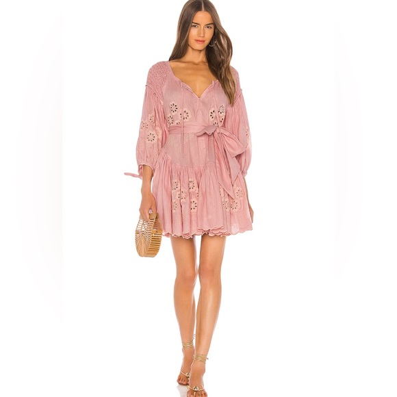 INNIKA CHOO Mini Frill Meg Nettick dress in Candy Floss color, size 0. NWT - Picture 3 of 16